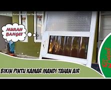 Membuat Pintu Kamar Mandi Dari Baja Ringan